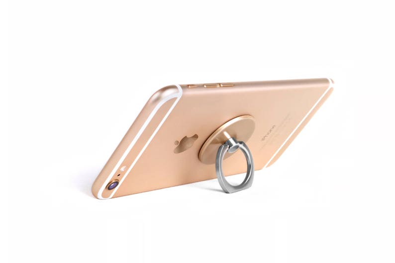 The Graspy Secure Universal Smartphone Tablet Ring Grip Holder Stand Etsy