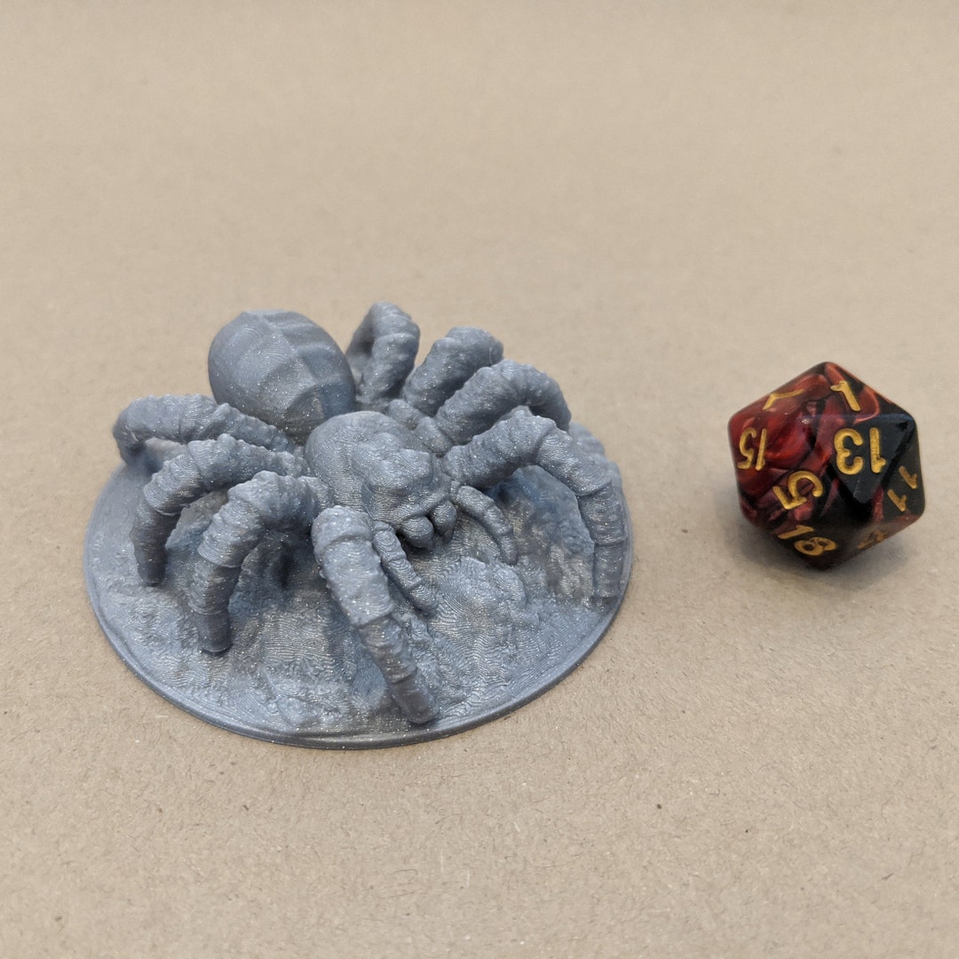 Giant Spider Miniature Dungeons and Dragons Dnd Tabletop - Etsy