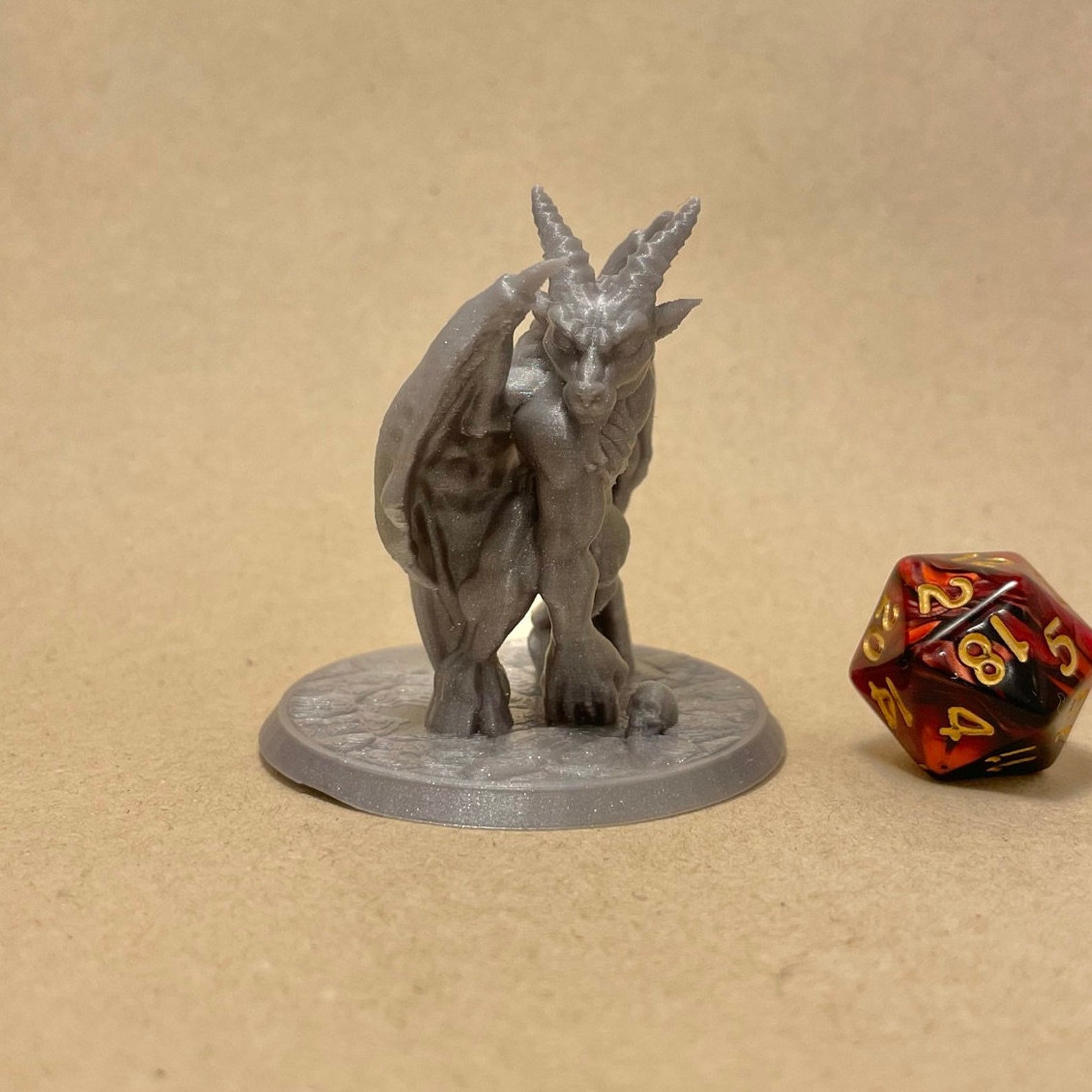 Demon Miniature 28mm Dungeons and Dragons Miniature Dnd Etsy