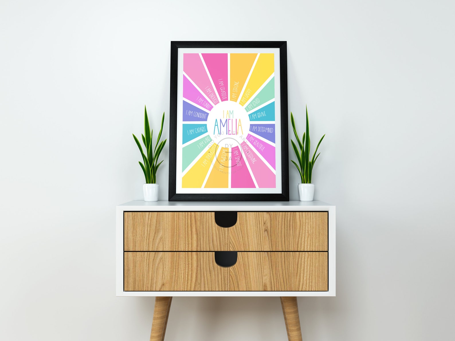 I Am Amazing Wall Art Print Etsy