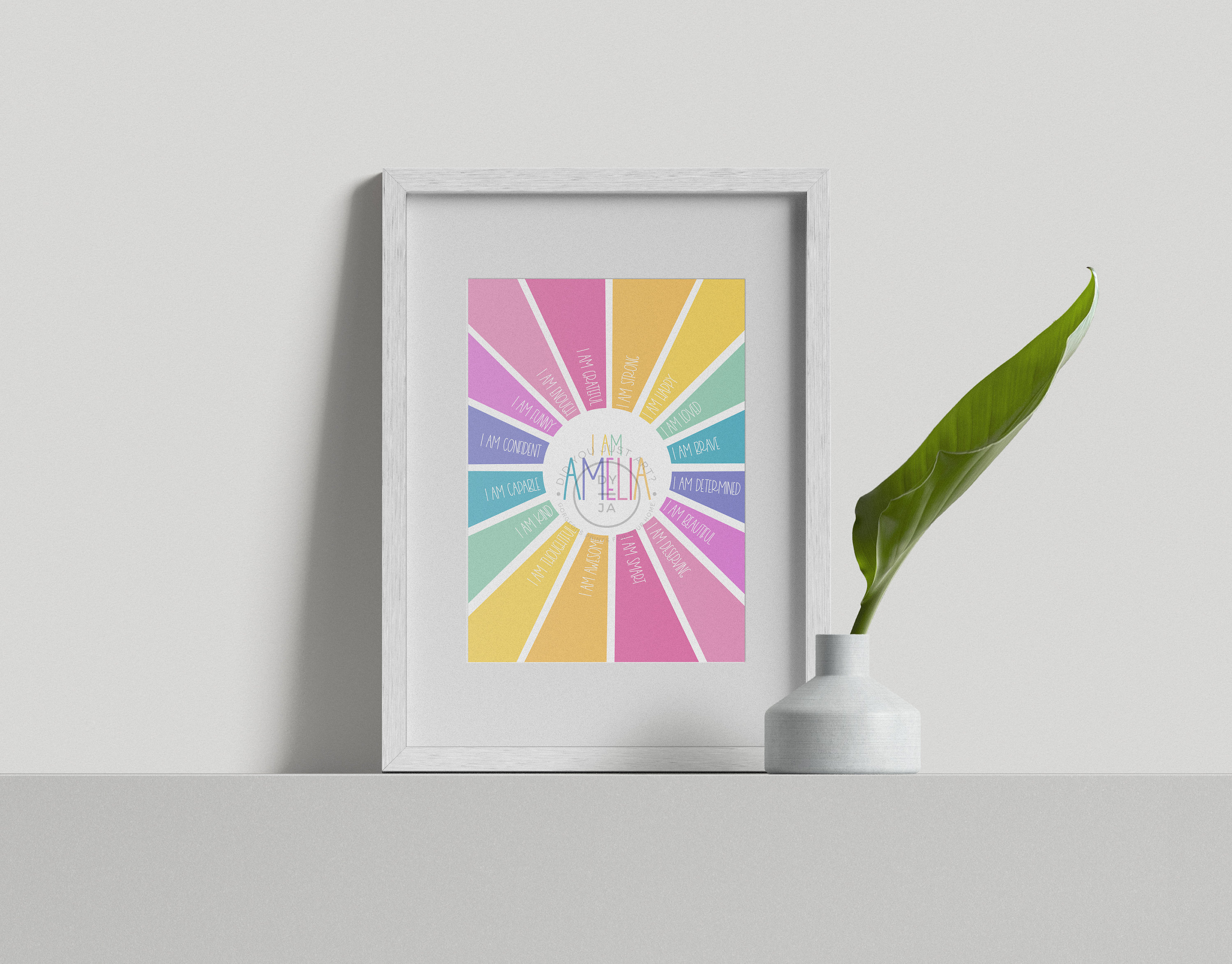 I Am Amazing Wall Art Print Etsy