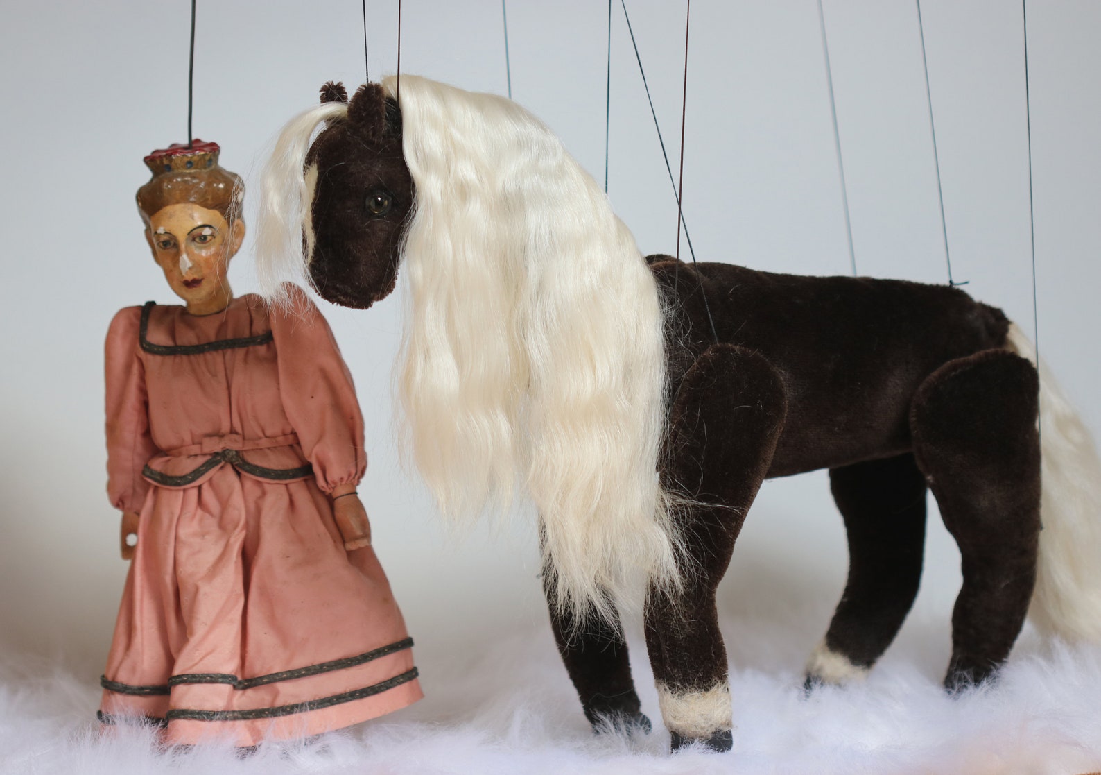 Horse/puppet Theatre Pony/brown Etsy