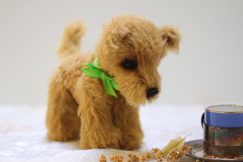 realistic teddy dog puppy