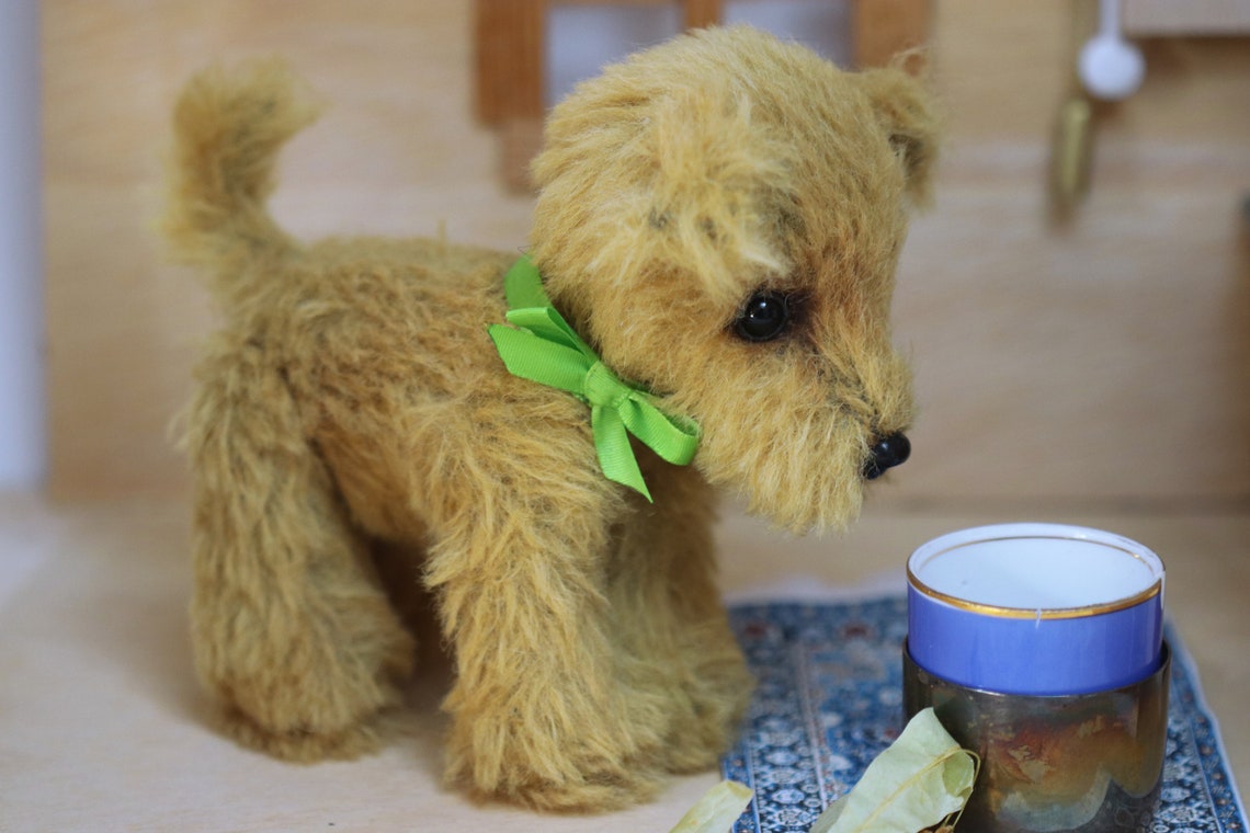 realistic teddy dog puppy