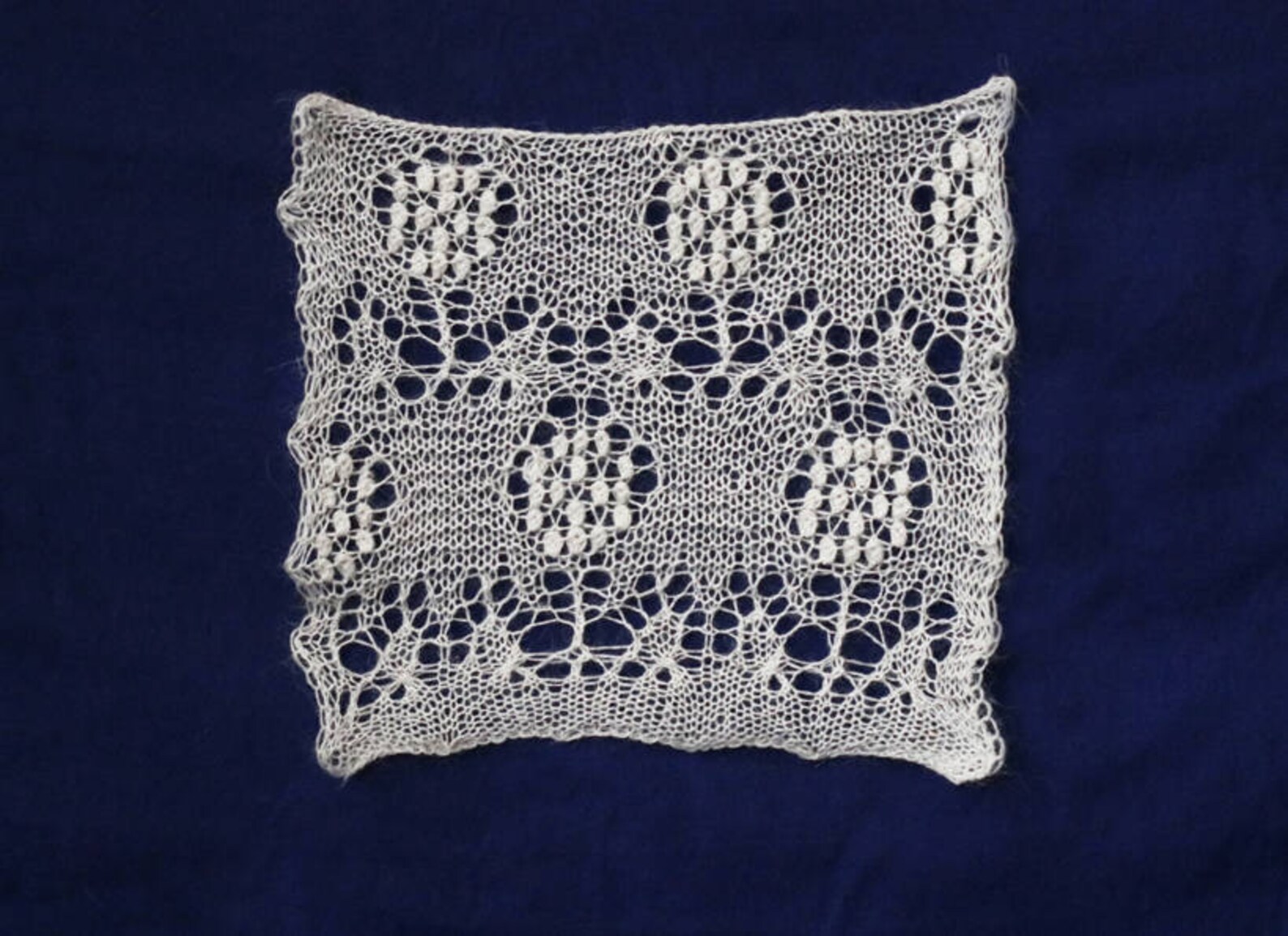 Lace Knitting Pattern/flower Knitting Pattern/tree Lace/ Mesh Etsy