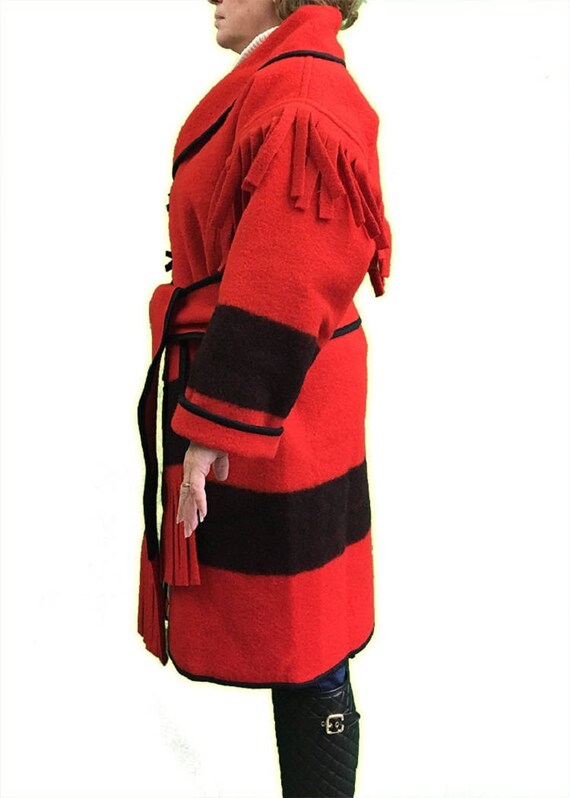 woolrich capote wool coat