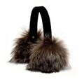 AuSable Fur Natural Raccoon Fur Earmuffs