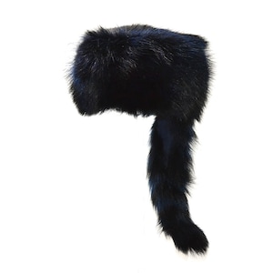 AuSable Fur Boone Fur Hat with Tail