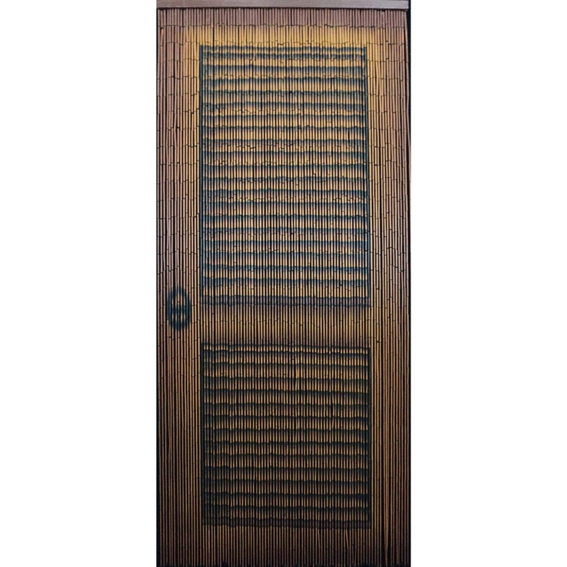 Handmade String Beaded Curtain Bamboo Divider Louver Door Handmade Doorways Art Hanging 