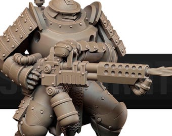Lanciafiamme HMI | Prodotto ufficiale Bite The Bullet | Nuova Antiochia | ESERCITI ASHEN | Wargaming | Grimdark | Miniatura 3D premium