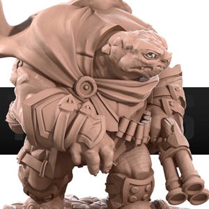 タートルハンター | Bite The Bullet 公式商品|アニマルフォーク |テーブルトップ RPG |ダンジョンズ&ドラゴンズパスファインダー | プレミアム 3D プリント ミニチュア