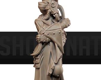 Combat Medic | Bite The Bullet Official Product| New Antioch | ASHEN ARMIES | Wargaming | Grimdark | Premium 3D Miniature