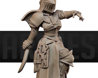 Combat Medic | Bite The Bullet Official Product| New Antioch | ASHEN ARMIES | Wargaming | Grimdark| Premium 3D Miniature