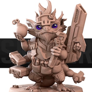Skittermander Mechanic | Bite The Bullet Official Product| Starfinder | Tabletop RPG | Pathfinder |Premium 3D Printed Miniature | SCIFI