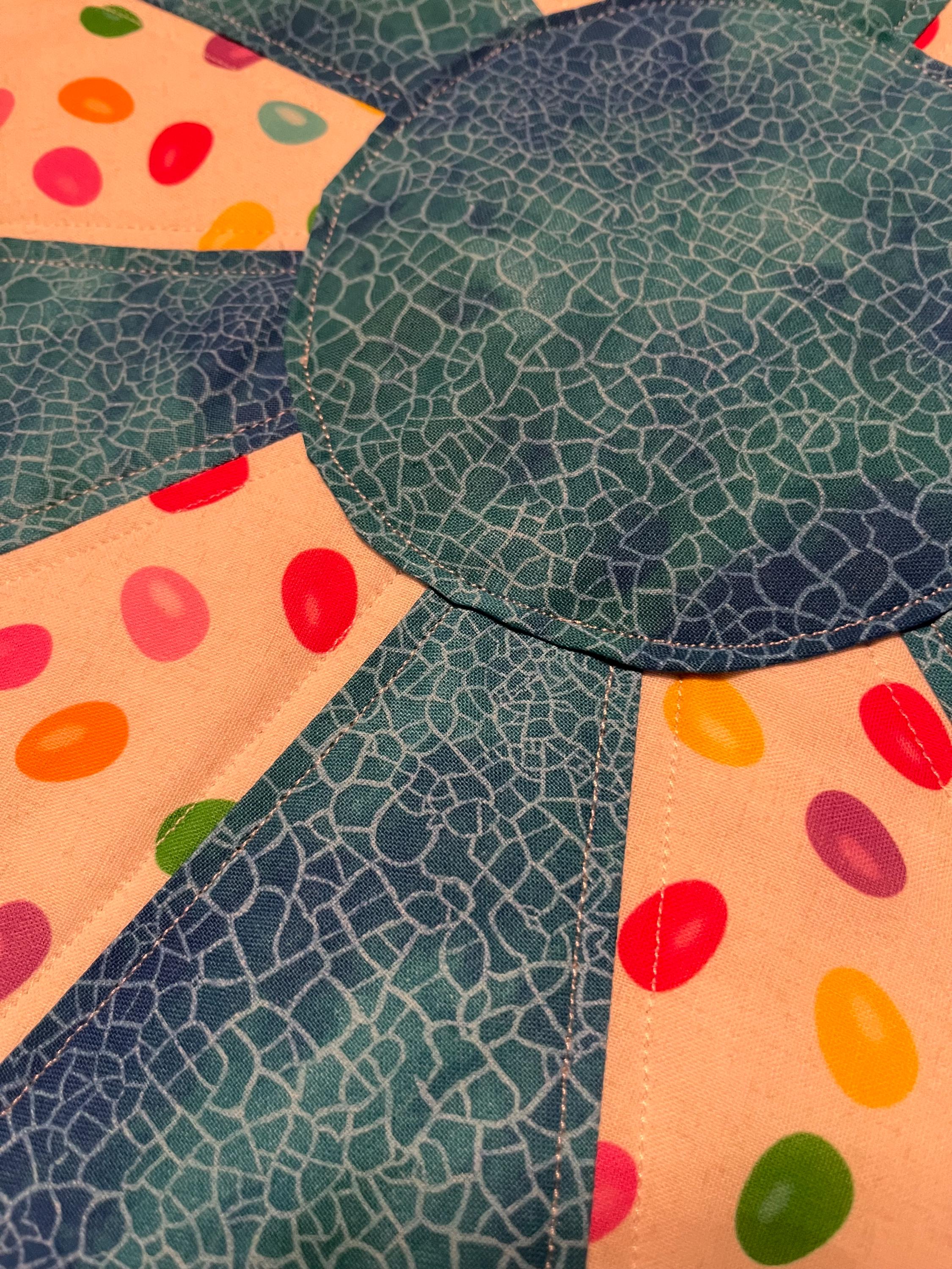 Spring Table Topper Spring Table Topper, Quilted Table Topper, Easter Table Topper, Fabric ...
