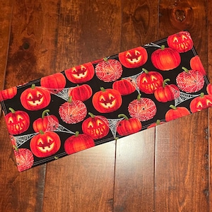 Fall Mini Table Runner, Fall TableTopper, Fall Toilet Topper, Halloween Table Topper, Autumn Table Runner, Thanksgiving Table Runner, Linens