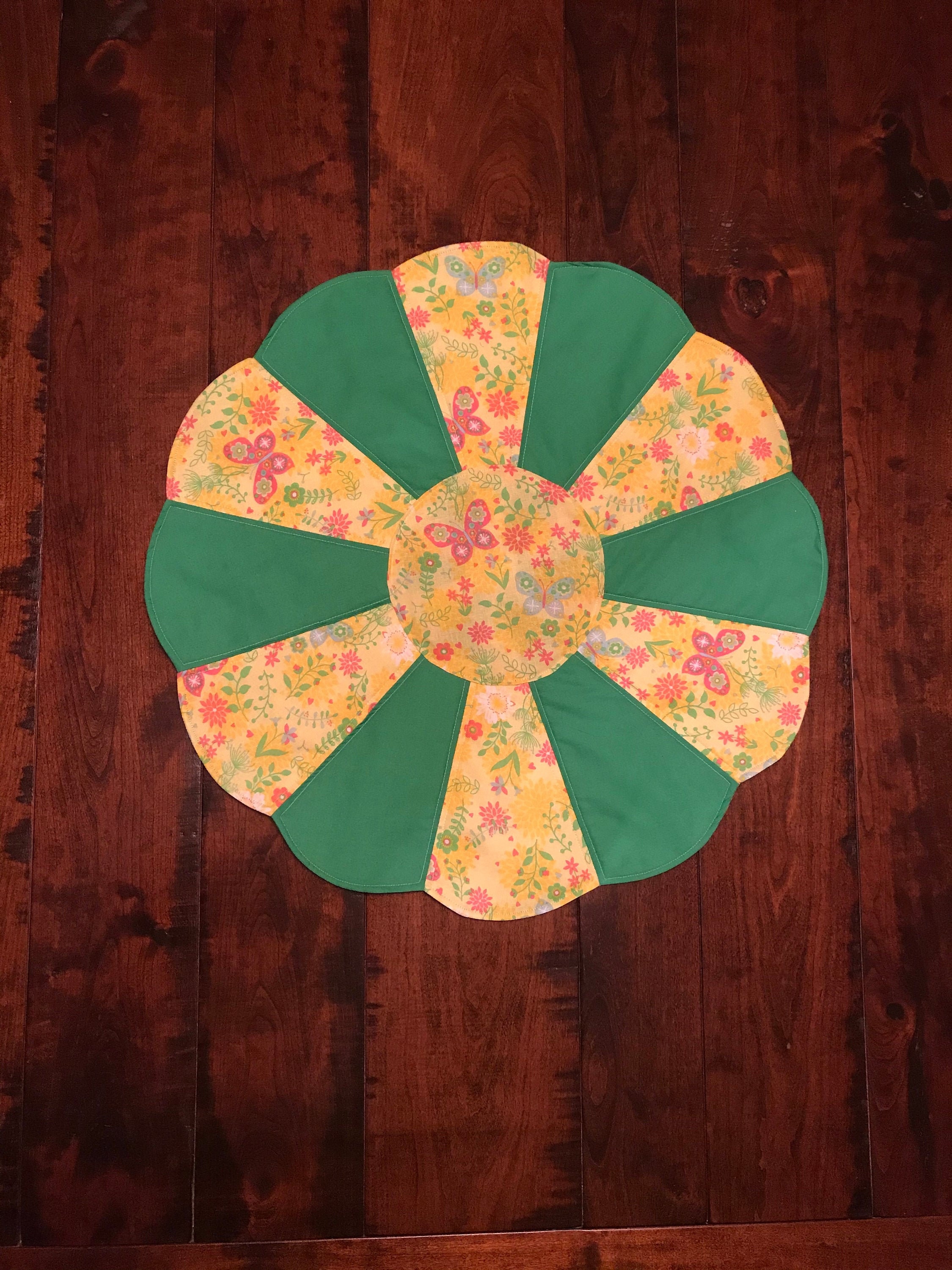 Spring Table Topper Spring Table Topper Quilted Table Topper Summer Table | Etsy