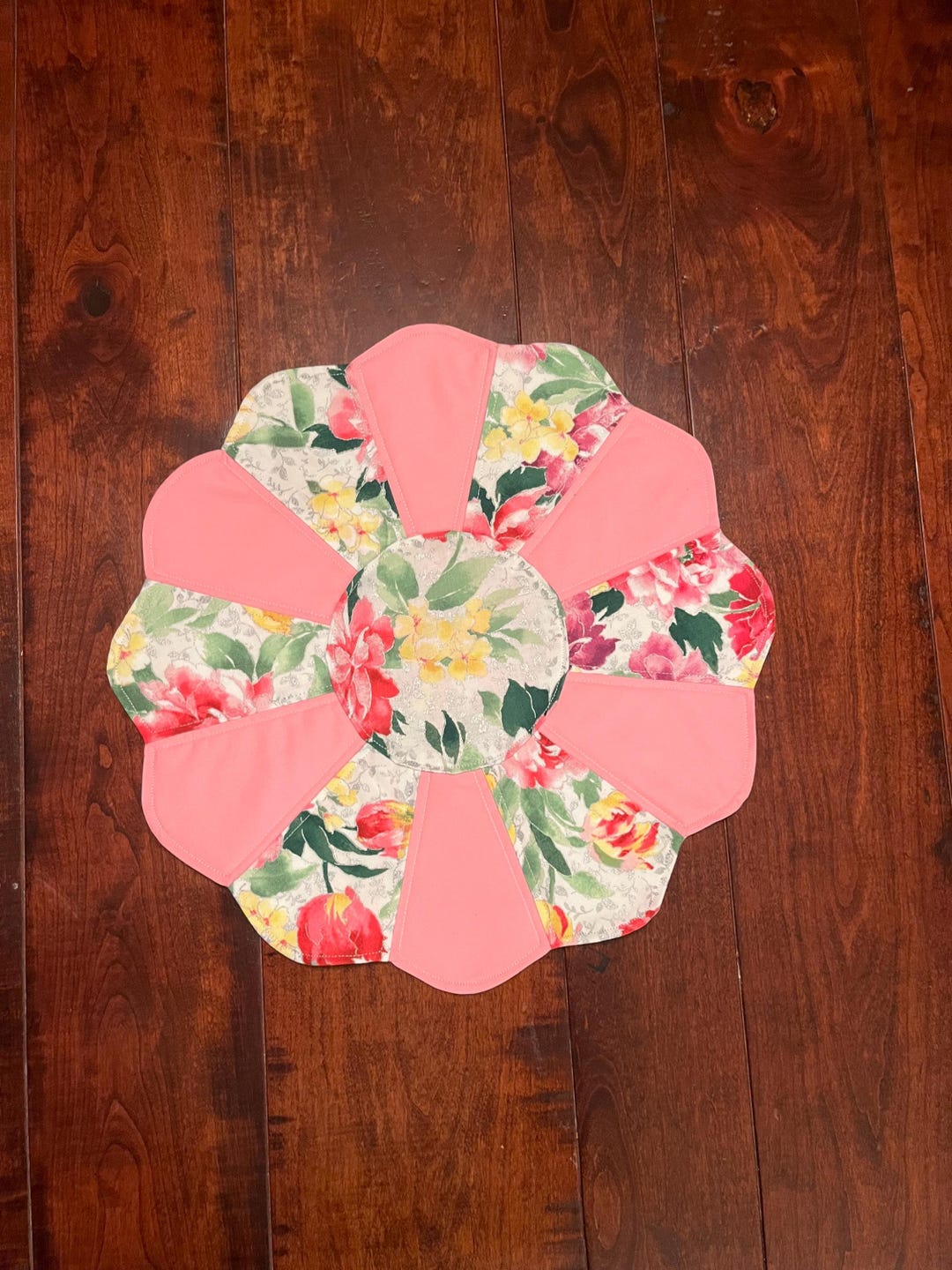 Easter Table Topper, Quilted Table Topper, Spring Table Topper, Fabric ...