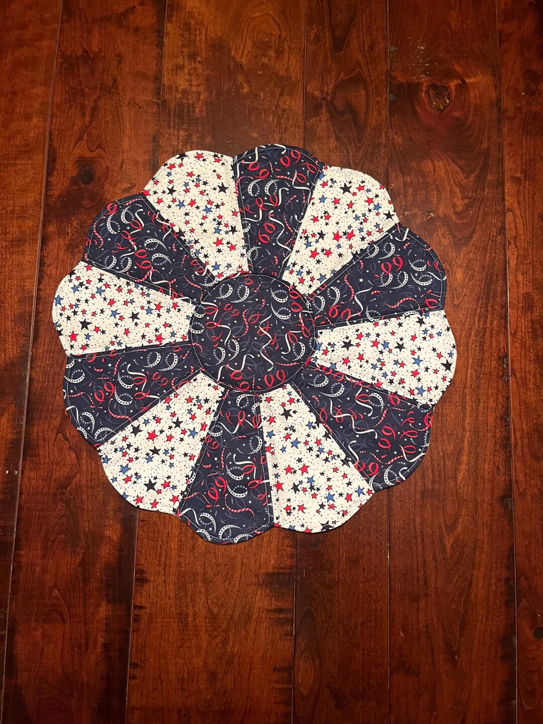 Dresden REVERSIBLE Table Topper, Patriotic Table Topper, Spring Table ...