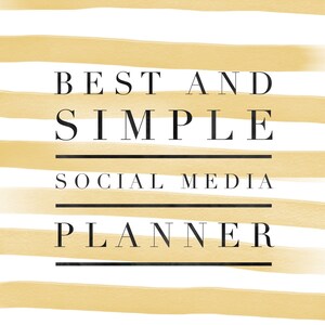 Social Media Planner INSTANT DOWNLOAD Marketing System for Small & Hobby Business or Side Hustle Instruction Guide Best and Simple image 3