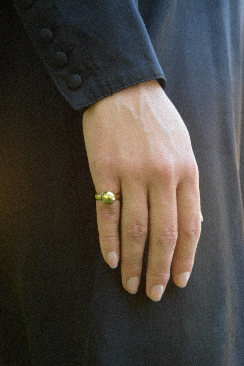 Brass Pinky Ring image 6