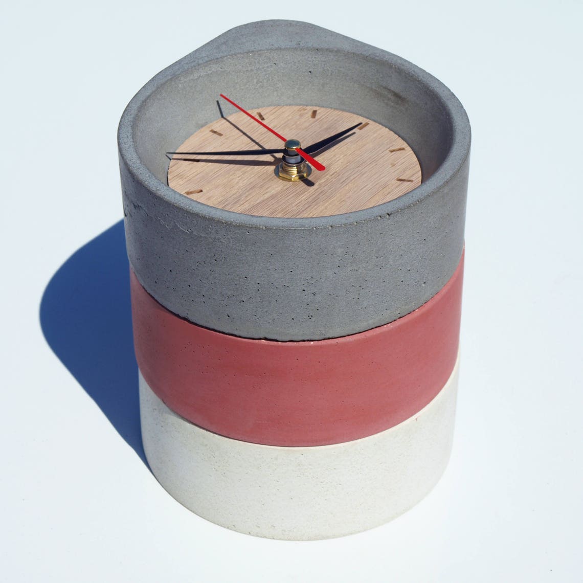 Concrete clock Etsy