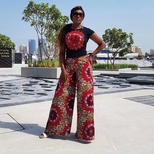 African wide leg pants hotsell