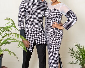 African couple outfit, Couple Ankara wear, African dress, African men suit, African couple wedding outfit, Ankara dress, Ankara maxi dress