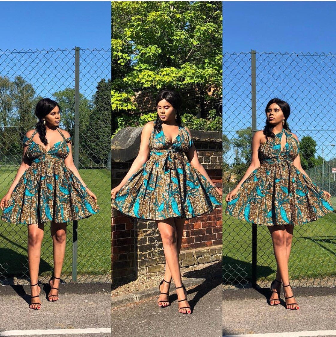 ankara infinity dress