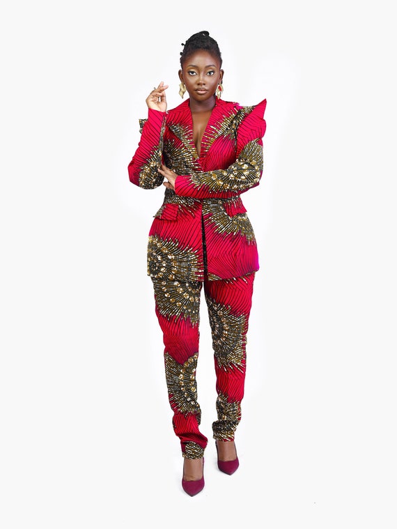 African 2 Piece Set, African Pants and Top, African Clothing, African  Shirt, Ankara Shirt, Ankara Matching Set, African Print Suit -  Canada