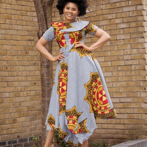 African Print Dress African Dresses for Women Ankara Dress - Etsy