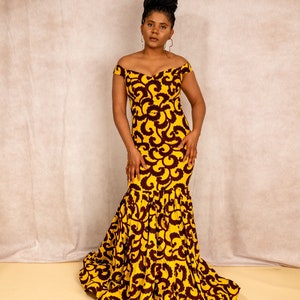 African dress, African print dress, Ankara gown, African mermaid dress, Ankara mermaid dress African gown, African clothing, African fashion