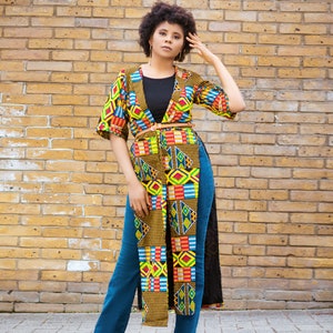 African Kimono Jacket Etsy