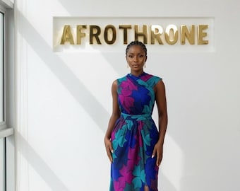 African dress, multi-way dress Ankara infinity dress, Ankara dresses, African fashion gown, African dresses for women, African clothing gown
