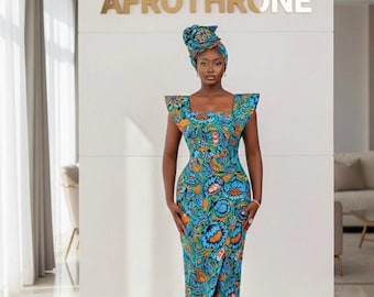 Luxury dress, African print Dress, Ankara dress African maxi dress African dresses for women, Ankara gown, African clothing African fashion