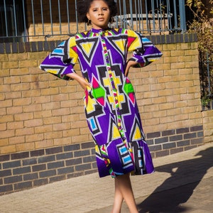 African Dress, African print dress, kente dress, Ankara shift dress, African clothings, Ankara dress, Ankara gown, African fashion dress image 5