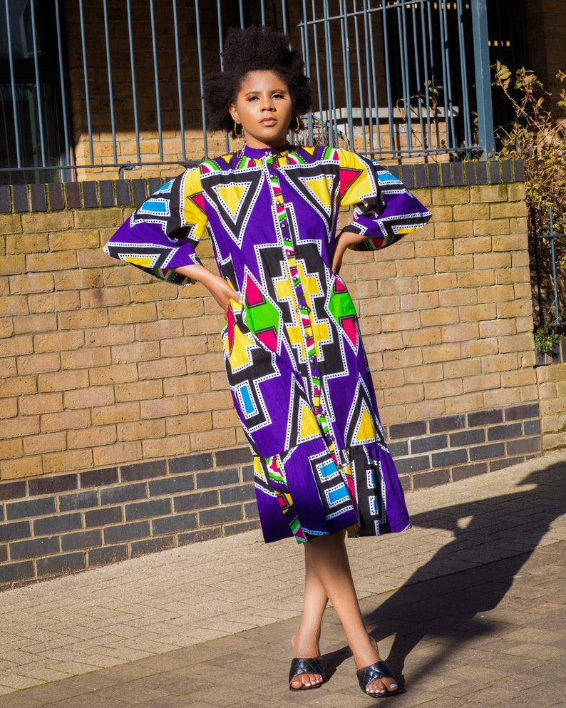 African Dress, African print dress, kente dress, Ankara shift dress, African clothings, Ankara dress, Ankara gown, African fashion dress image 5