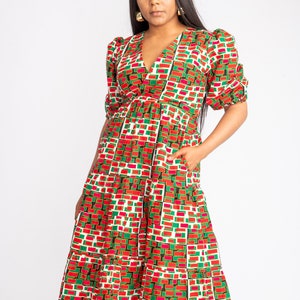 African dress, African print dress, Ankara dress, African clothing, African fashion