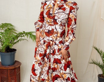 African dress, African print dress, Ankara dress, African clothing, African fashion