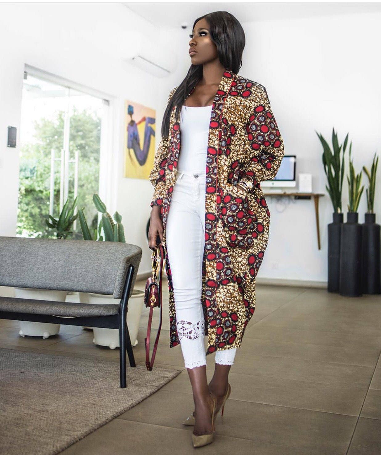 Ankara Kimono Jacket – ArewaNYC