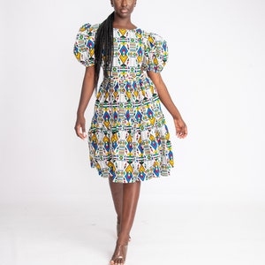 African dress, African print Dress, Ankara dress African midi dress African dresses for women, Ankara gown, African clothing African fashion