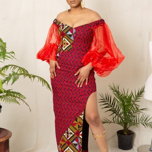 African dress, African print dress, Ankara dress, African clothing, African fashion
