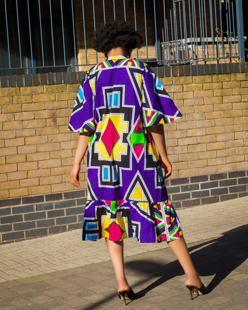 African Dress, African print dress, kente dress, Ankara shift dress, African clothings, Ankara dress, Ankara gown, African fashion dress image 4