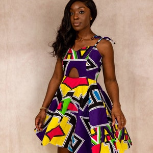 African dress, African print skater dress, Ankara dress, African circle dress, African fashion African clothing African dresses, Ankara gown