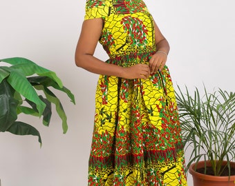 African dress, African print dress, Ankara dress, Ankara gown, African gown, African fashion, African clothing, Ankara maxi