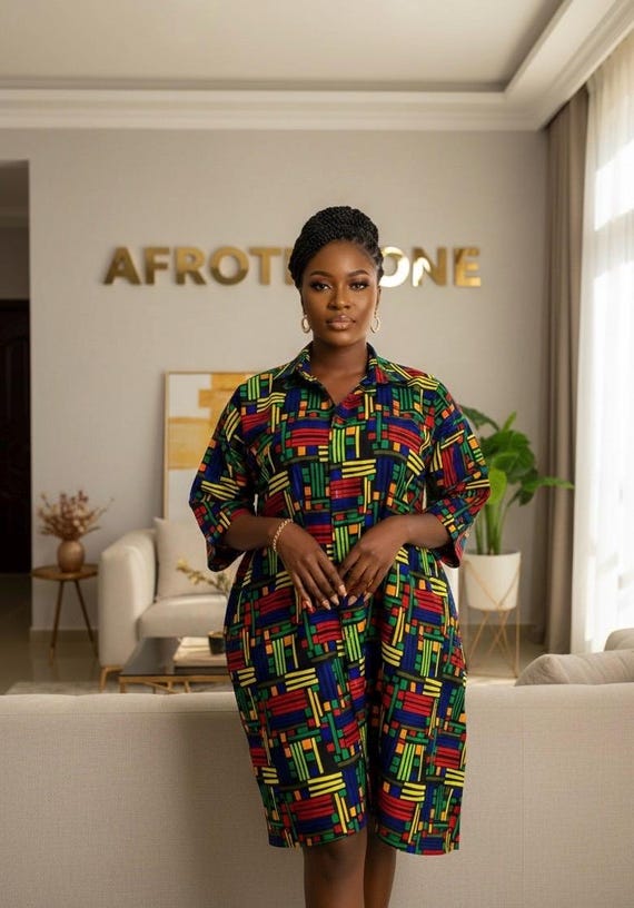 African Print Dress, Ankara Dress, African Print Clothing, African Fashion  African Shift Dress, Ankara Shirt Dress, Shirt Dresses, Corporate - Etsy