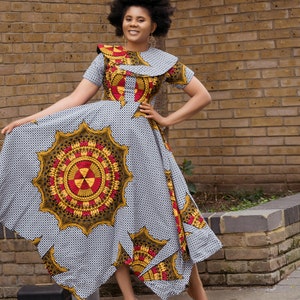African Print Dress African Dresses for Women Ankara Dress - Etsy