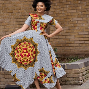 African Print Dress African Dresses for Women Ankara Dress - Etsy