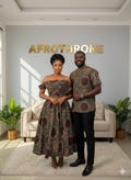 African dress, Ankara matching couple set African couple sets, African dress, Ankara men set, African print gown, African men’s clothing product logo