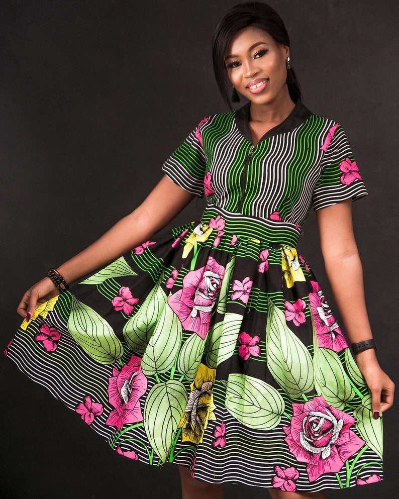 skater ankara dresses